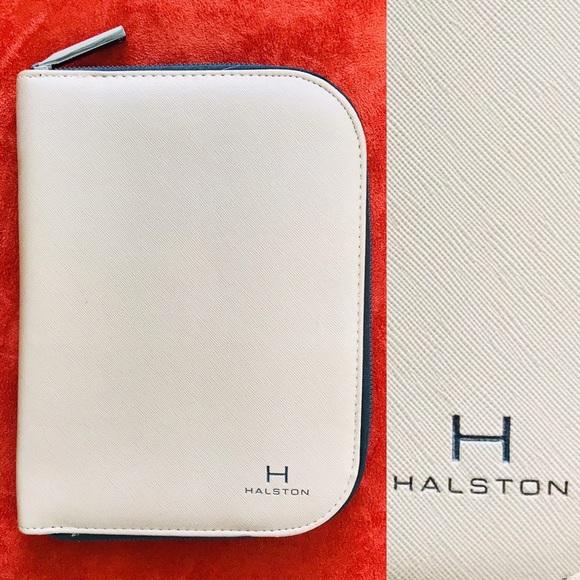 SALE! H by HALSTON New Faux Leather JEWELRY PORTFOLIO - Picture 1 of 12